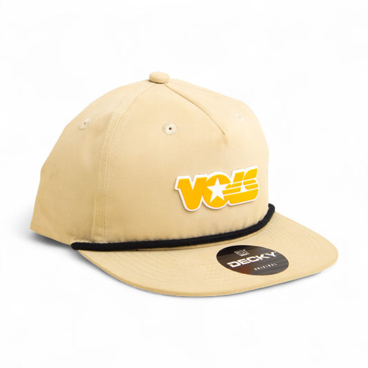 Tennessee Volunteers Retro VOLS Star Orange 3D Classic Rope Hat- Birch/ Black