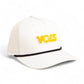 Tennessee Volunteers Retro VOLS Star Orange 3D Five Panel Classic Rope Hat- White/ Black