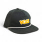 Tennessee Volunteers Retro VOLS Star Orange 3D Classic Rope Hat- Charcoal/ White