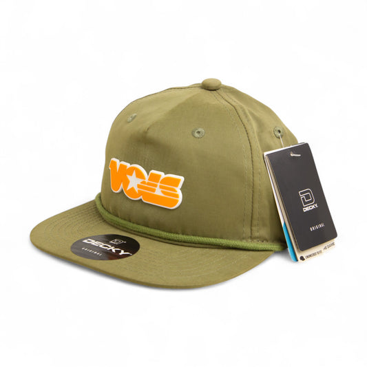 Tennessee Volunteers Retro VOLS Star Orange 3D Classic Rope Hat- Loden