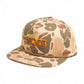Tennessee Volunteers Retro VOLS Star Charcoal 3D Umpqua Rope Hat- Harvest Duck Camo/ Light Brown