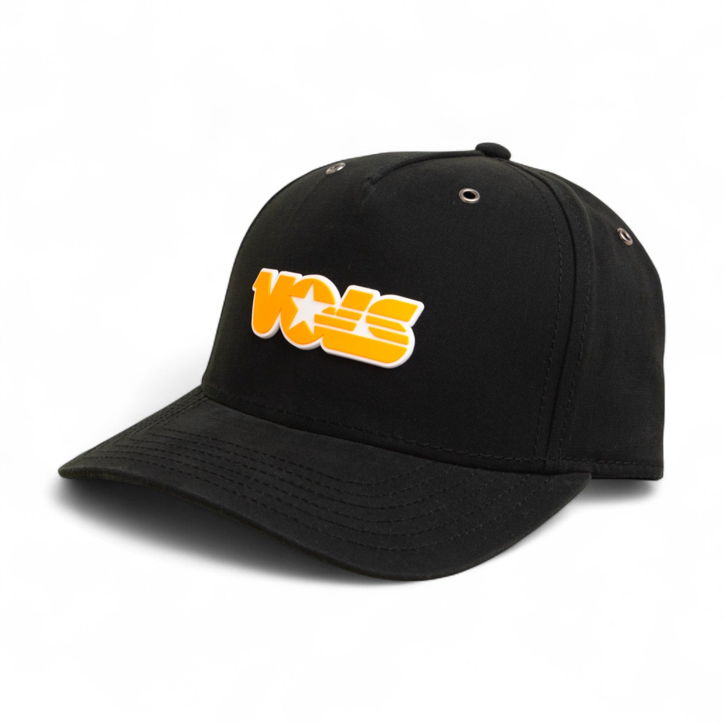 Tennessee Volunteers Retro VOLS Star Orange 3D Snapback Canvas Hat- Black