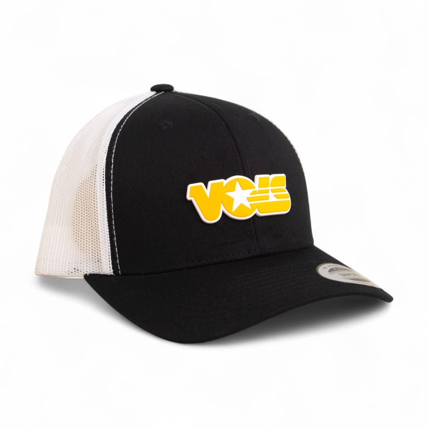 Tennessee Volunteers Retro VOLS Star Orange 3D YP Snapback Trucker Hat- Black/ White