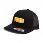 Tennessee Volunteers Retro VOLS Star Orange 3D YP Snapback Trucker Hat- Black