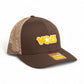 Tennessee Volunteers Retro VOLS Star Orange 3D Snapback Tilikum Trucker Hat- Brown/ Tan