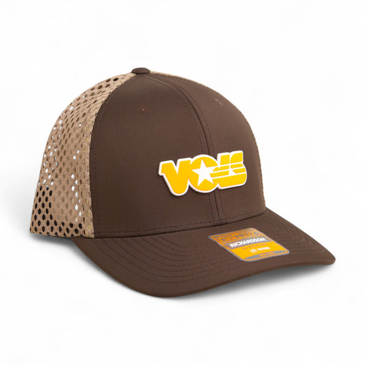Tennessee Volunteers Retro VOLS Star Orange 3D Snapback Tilikum Trucker Hat- Brown/ Tan
