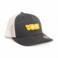 Tennessee Volunteers Retro VOLS Star Orange 3D YP Snapback Trucker Hat- Charcoal/ White