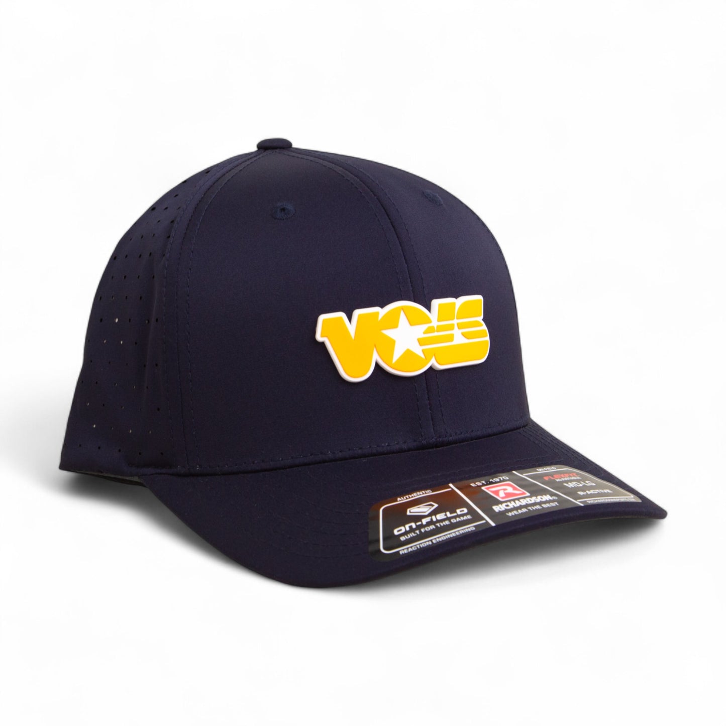 Tennessee Volunteers Retro VOLS Star Orange 3D Laser Perf R-Flex Cap- Navy