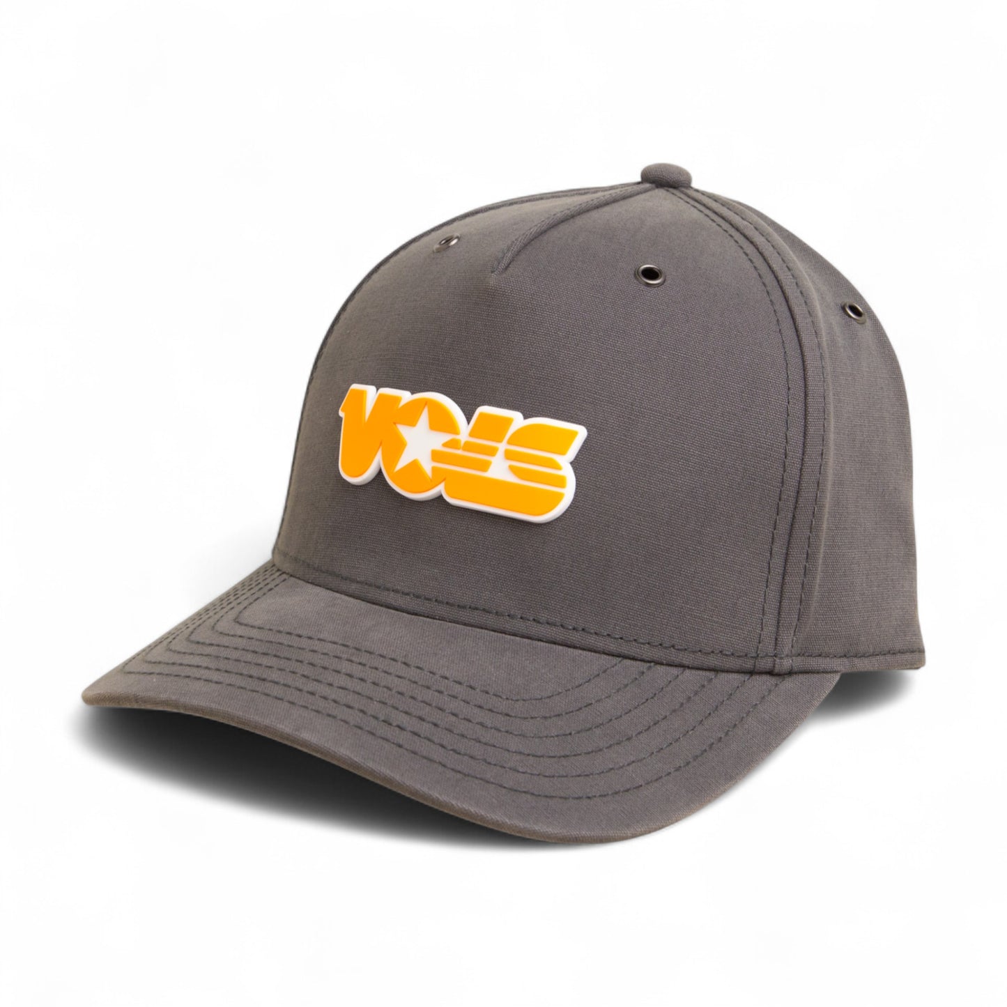 Tennessee Volunteers Retro VOLS Star Orange 3D Snapback Canvas Hat- Charcoal