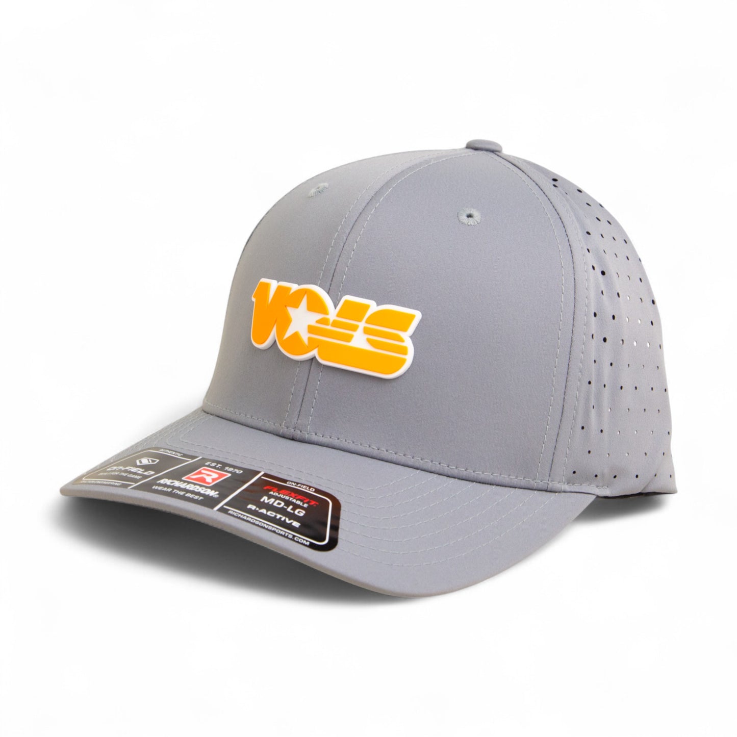 Tennessee Volunteers Retro VOLS Star Orange 3D Laser Perf R-Flex Cap- Grey