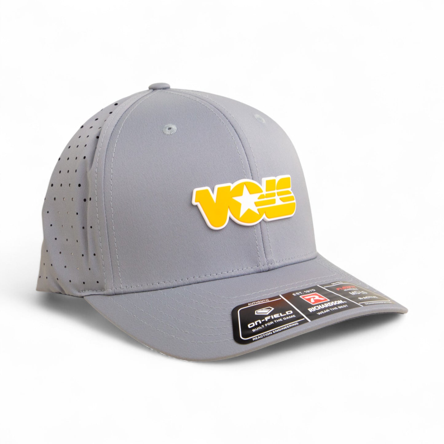Tennessee Volunteers Retro VOLS Star Orange 3D Laser Perf R-Flex Cap- Grey