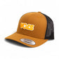 Tennessee Volunteers Retro VOLS Star Orange 3D YP Snapback Trucker Hat- Carmel/ Black