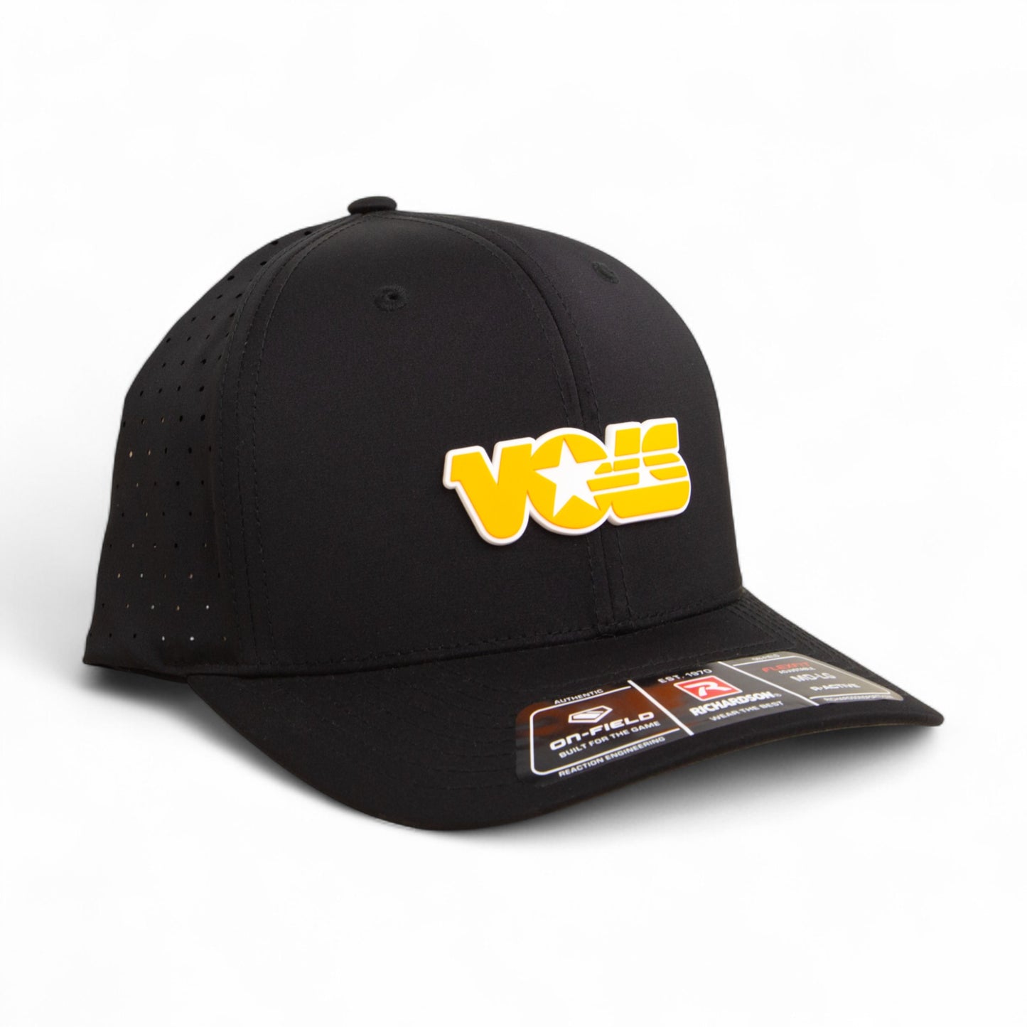 Tennessee Volunteers Retro VOLS Star Orange 3D Laser Perf R-Flex Cap- Black