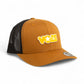 Tennessee Volunteers Retro VOLS Star Orange 3D YP Snapback Trucker Hat- Carmel/ Black
