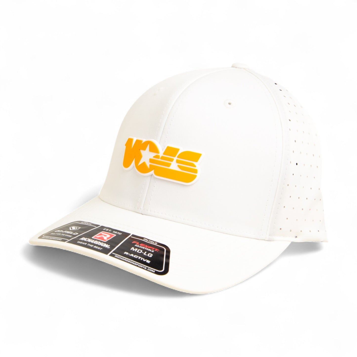 Tennessee Volunteers Retro VOLS Star Orange 3D Laser Perf R-Flex Cap- White