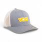 Tennessee Volunteers Retro VOLS Star Orange 3D YP Snapback Trucker Hat- Heather Grey/ White