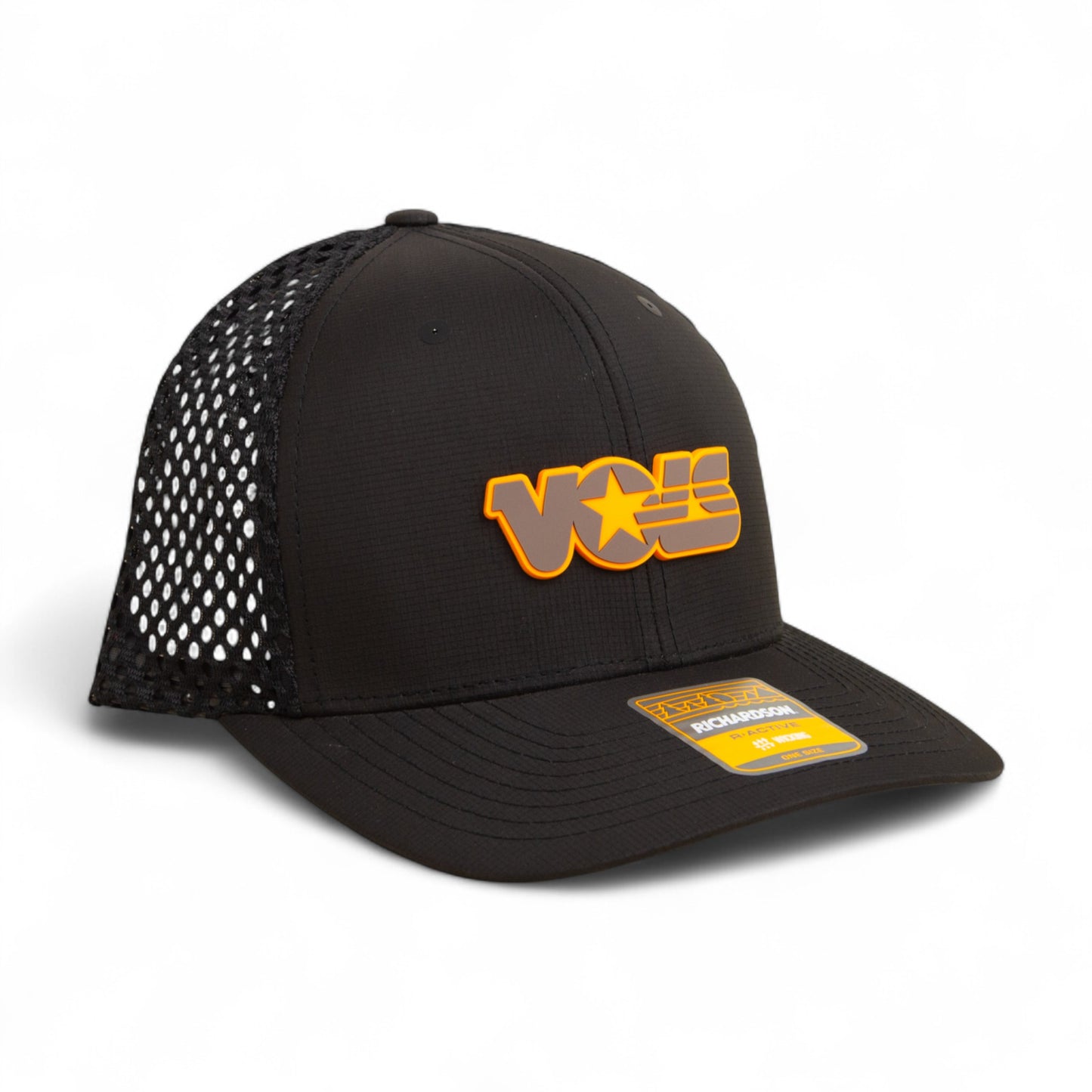 Tennessee Volunteers Retro VOLS Star Charcoal 3D Snapback Tilikum Trucker Hat- Black