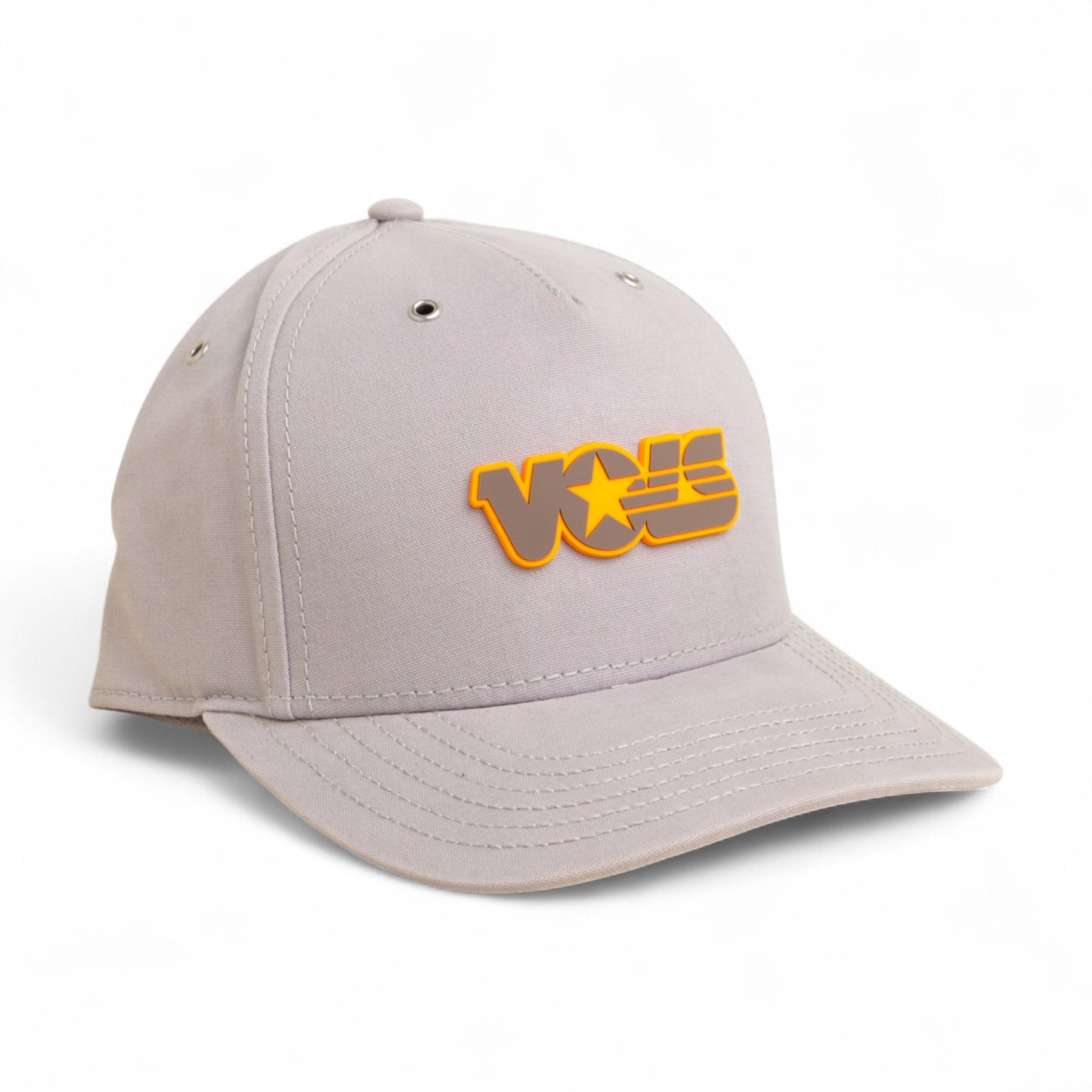 Tennessee Volunteers Retro VOLS Star Charcoal 3D Snapback Canvas Hat- Grey