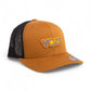 Tennessee Volunteers Retro VOLS Star Charcoal 3D YP Snapback Trucker Hat- Carmel/ Black
