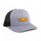 Tennessee Volunteers Retro VOLS Star Charcoal 3D YP Snapback Trucker Hat- Heather Grey/ Black
