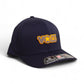 Tennessee Volunteers Retro VOLS Star Charcoal 3D Laser Perf R-Flex Cap- Navy