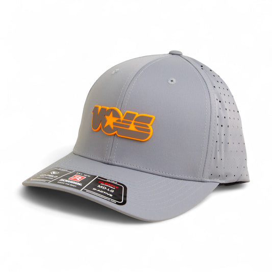 Tennessee Volunteers Retro VOLS Star Charcoal 3D Laser Perf R-Flex Cap- Grey