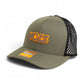 Tennessee Volunteers Retro VOLS Star Charcoal 3D Snapback Tilikum Trucker Hat- Loden/ Black