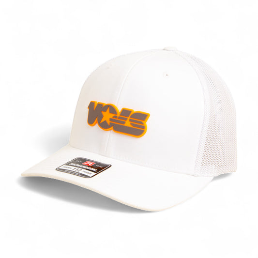 Tennessee Volunteers Retro VOLS Star Charcoal 3D Snapback Trucker Hat- White
