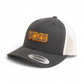 Tennessee Volunteers Retro VOLS Star Charcoal 3D YP Snapback Trucker Hat- Charcoal/ White