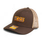 Tennessee Volunteers Retro VOLS Star Charcoal 3D Snapback Tilikum Trucker Hat- Brown/ Tan