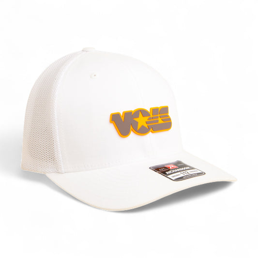 Tennessee Volunteers Retro VOLS Star Charcoal 3D Snapback Trucker Hat- White