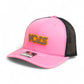 Tennessee Volunteers Retro VOLS Star Charcoal 3D Snapback Trucker Hat- Pink/ Black