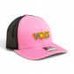 Tennessee Volunteers Retro VOLS Star Charcoal 3D Snapback Trucker Hat- Pink/ Black