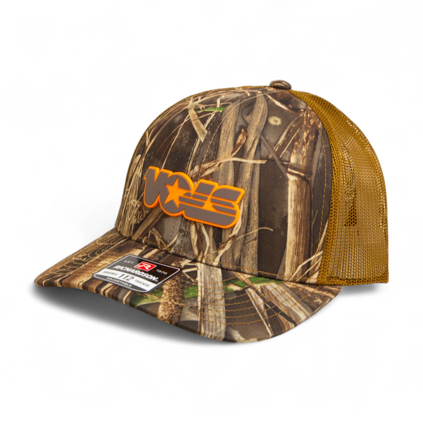 Tennessee Volunteers Retro VOLS Star Charcoal 3D Snapback Trucker Hat- Realtree Max-7/ Buck