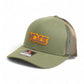 Tennessee Volunteers Retro VOLS Star Charcoal 3D Snapback Trucker Hat- Loden/ Camo