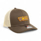 Tennessee Volunteers Retro VOLS Star Charcoal 3D Snapback Trucker Hat- Chocolate Chip/ Birch