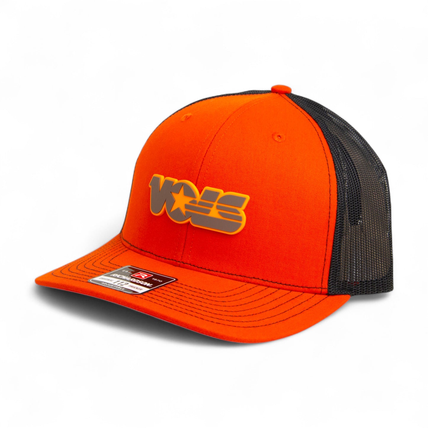 Tennessee Volunteers Retro VOLS Star Charcoal 3D Snapback Trucker Hat- Orange/ Black