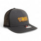 Tennessee Volunteers Retro VOLS Star Charcoal 3D Snapback Trucker Hat- Charcoal/ Black