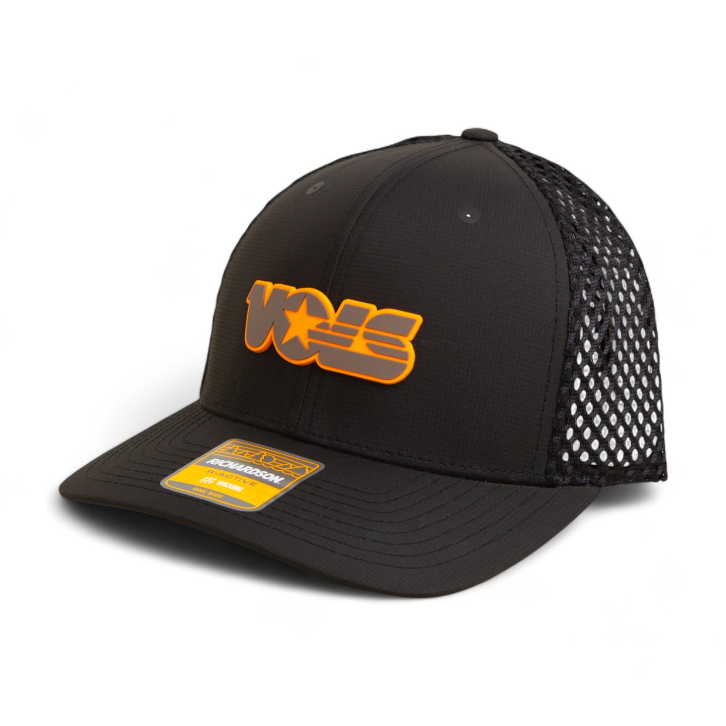 Tennessee Volunteers Retro VOLS Star Charcoal 3D Snapback Tilikum Trucker Hat- Black
