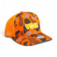 Tennessee Volunteers Retro VOLS Star Orange 3D Snapback Trucker Hat- Blaze Duck Camo/ Blaze