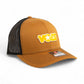 Tennessee Volunteers Retro VOLS Star Orange 3D Snapback Trucker Hat- Carmel/ Black