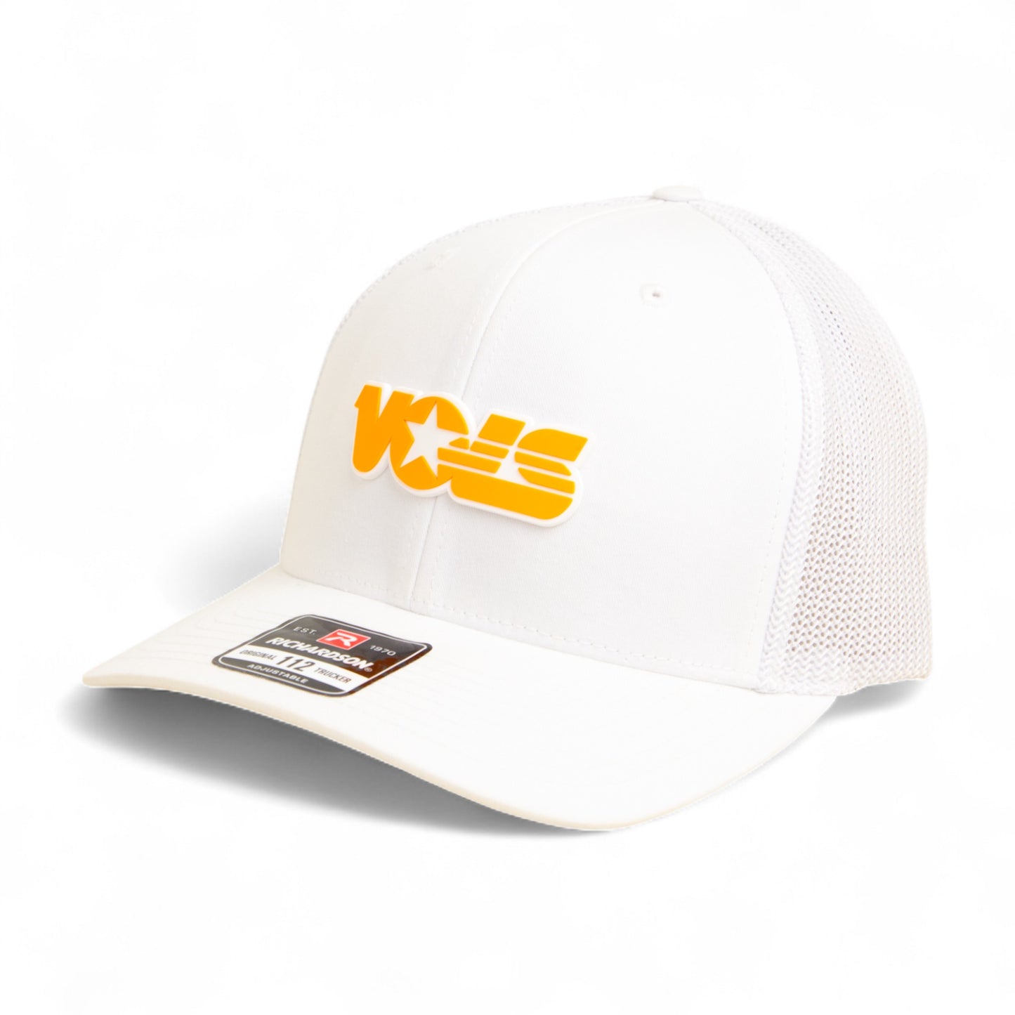 Tennessee Volunteers Retro VOLS Star Orange 3D Snapback Trucker Hat- White