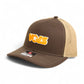 Tennessee Volunteers Retro VOLS Star Orange 3D Snapback Trucker Hat- Brown/ Tan
