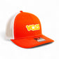 Tennessee Volunteers Retro VOLS Star Orange 3D Snapback Trucker Hat- Orange/ White