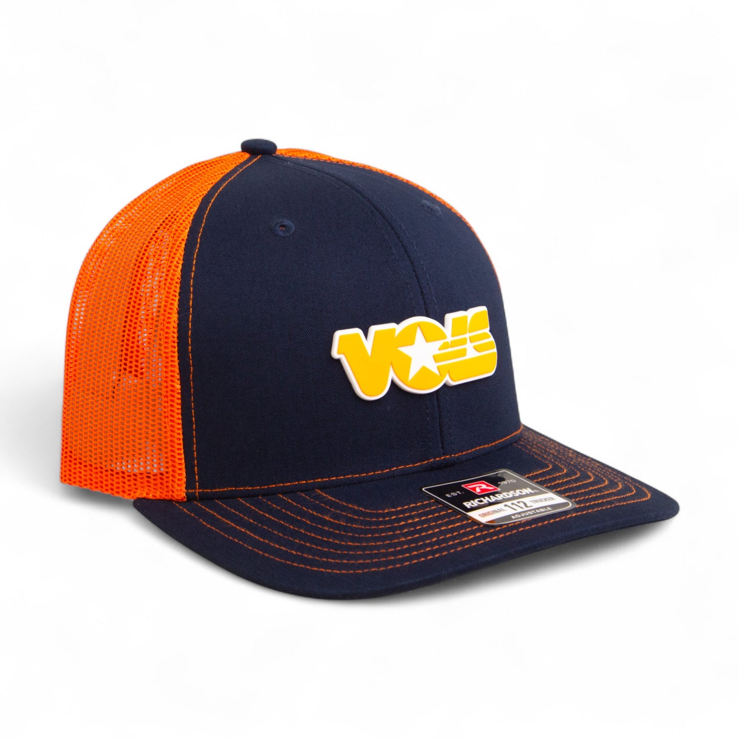 Tennessee Volunteers Retro VOLS Star Orange 3D Snapback Trucker Hat- Navy/ Orange