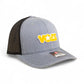 Tennessee Volunteers Retro VOLS Star Orange 3D Snapback Trucker Hat- Heather Grey/ Black