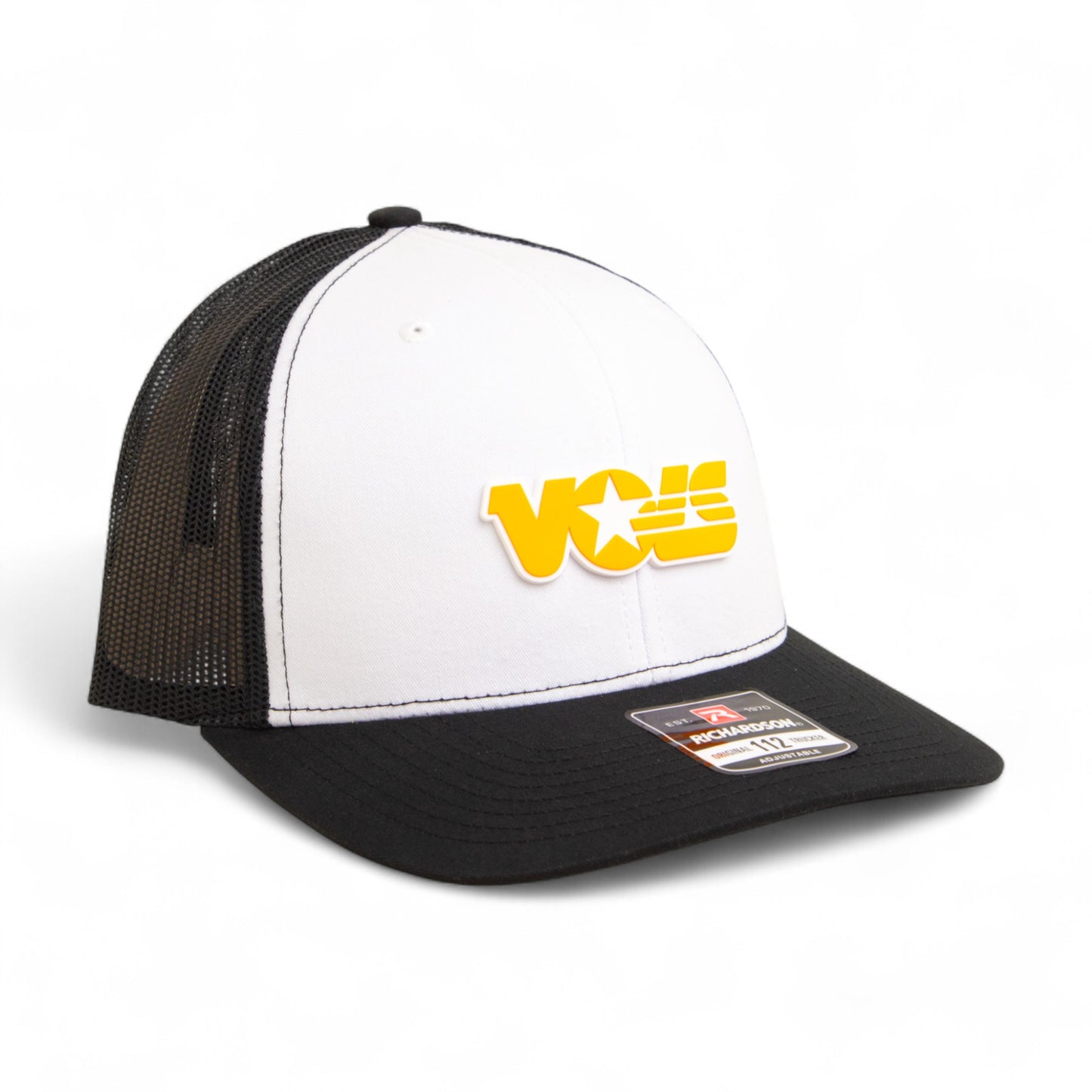 Tennessee Volunteers Retro VOLS Star Orange 3D Snapback Trucker Hat- White/ Black