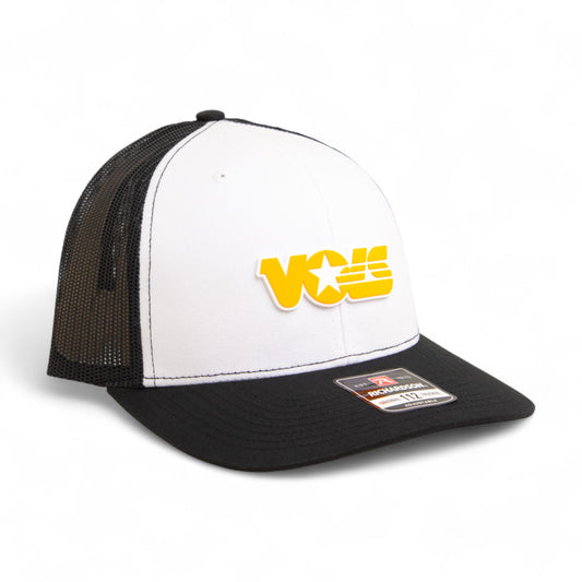 Tennessee Volunteers Retro VOLS Star Orange 3D Snapback Trucker Hat- White/ Black