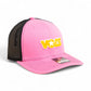 Tennessee Volunteers Retro VOLS Star Orange 3D Snapback Trucker Hat- Pink/ Black