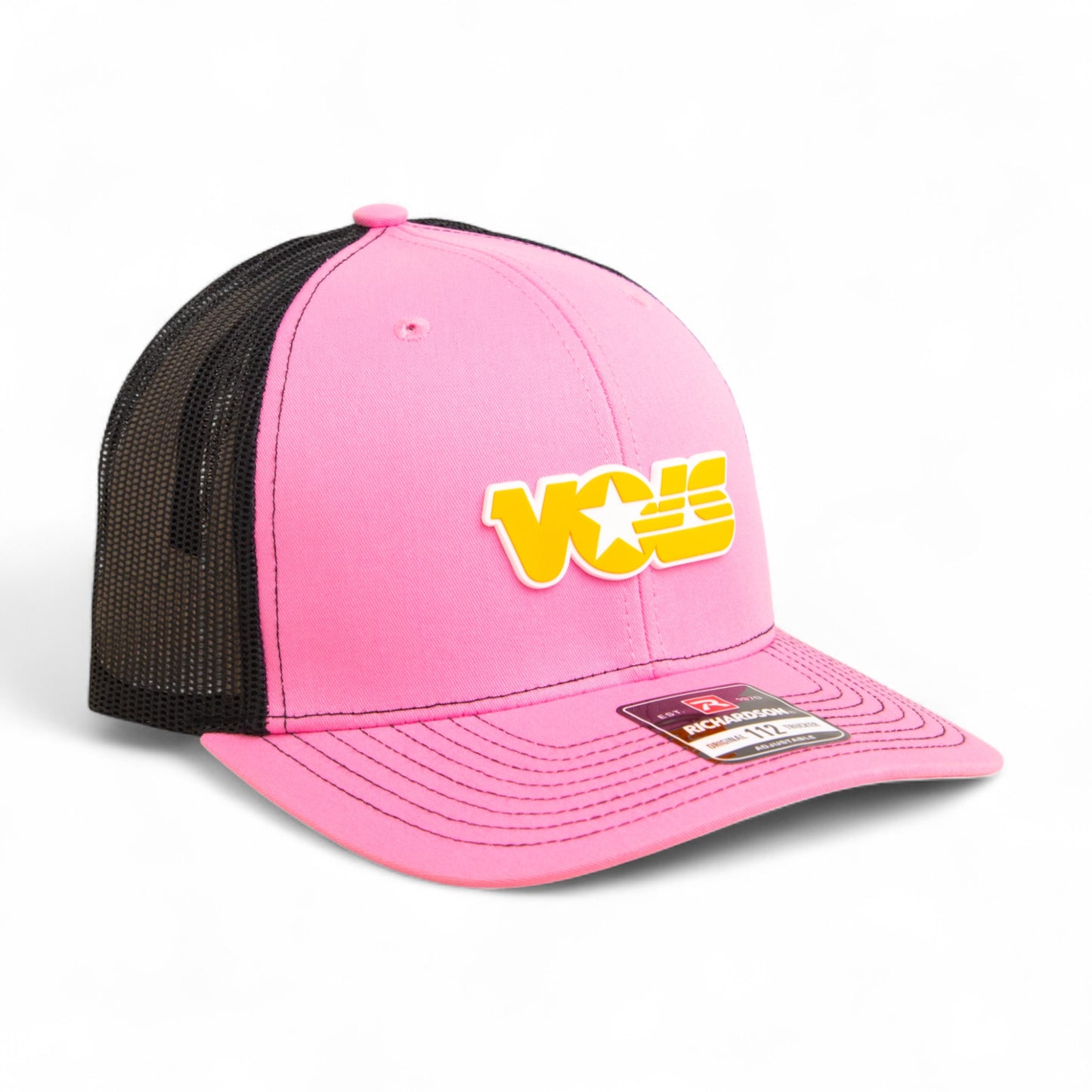 Tennessee Volunteers Retro VOLS Star Orange 3D Snapback Trucker Hat- Pink/ Black
